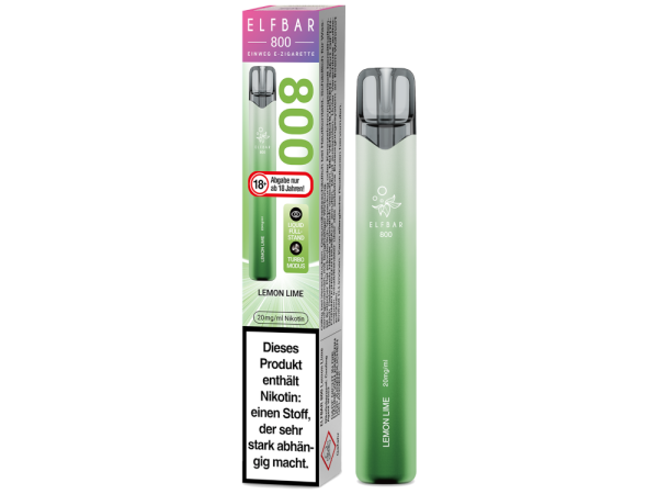 Elfbar 800 Lemon Lime Einweg E-Zigarette – Großhandel Emma Trade GmbH